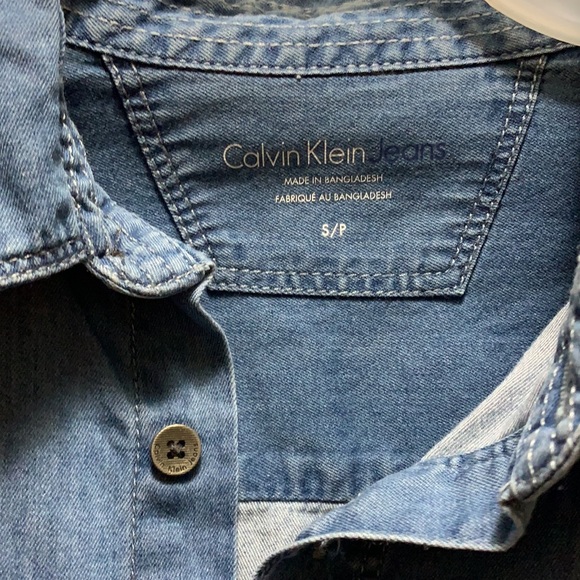 Men's Calvin Klein long sleeve denim - Picture 3 of 8